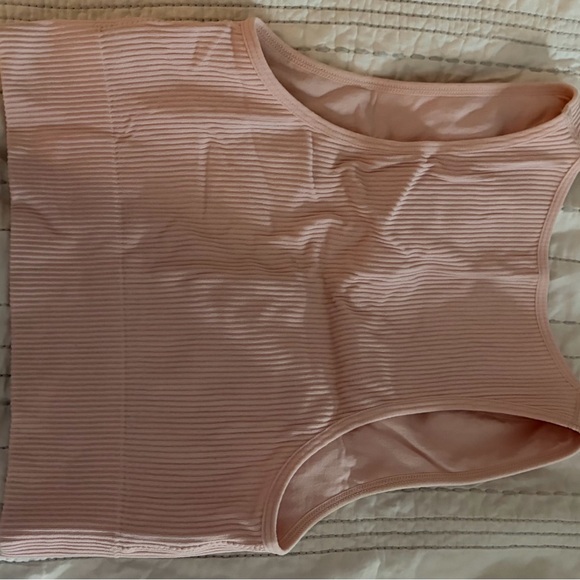 Garage Light Pink Ribbed Tank Top - Picture 2 of 3